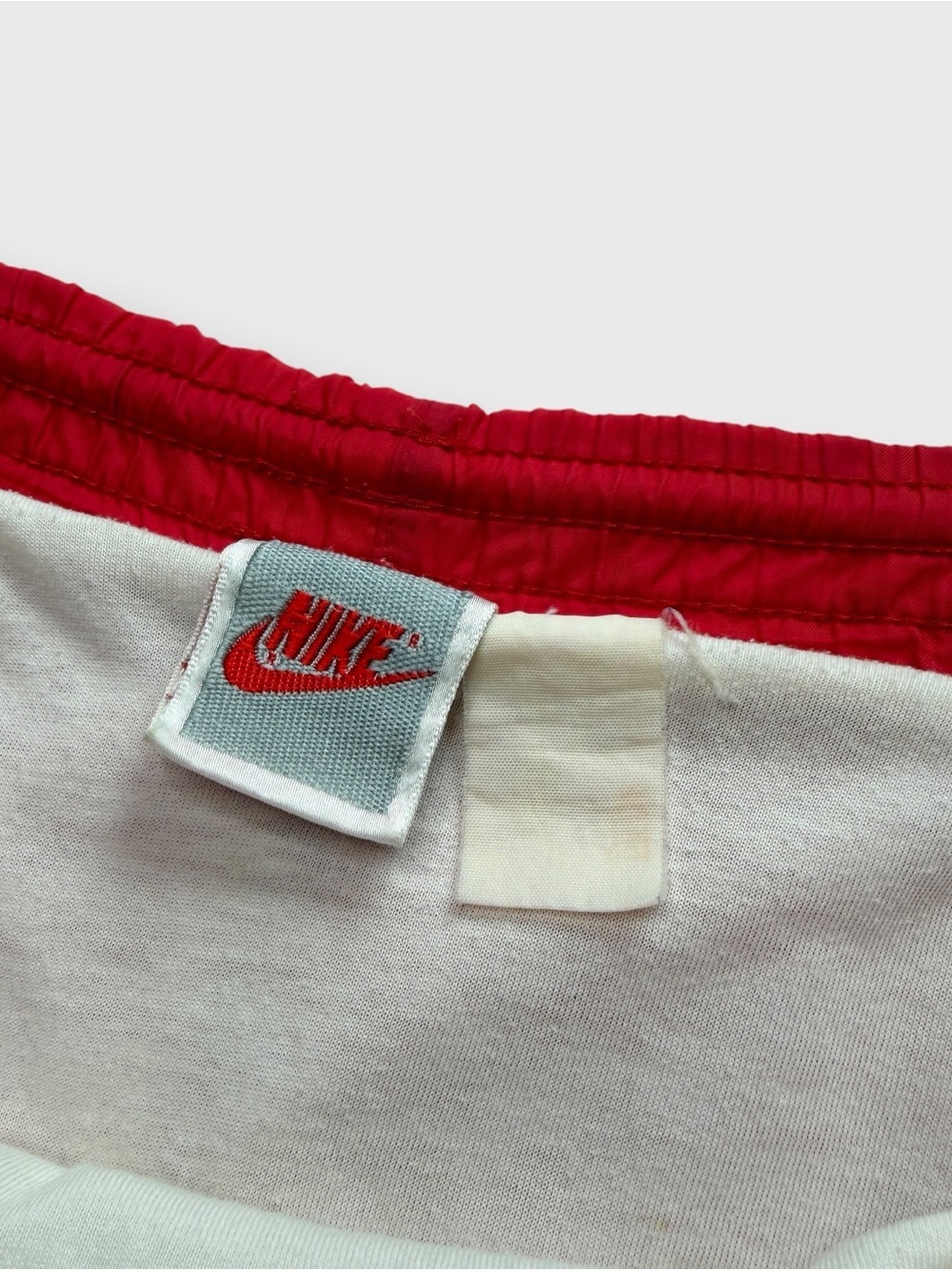 Vintage 90s Nike Lined Shorts, Soccer Gym Workout Track Nylon Drawstring Pockets - Picture 6 of 9